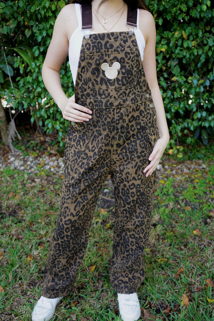 Wild at Heart Embroidered Overalls