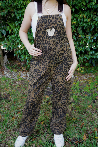 Wild at Heart Embroidered Overalls