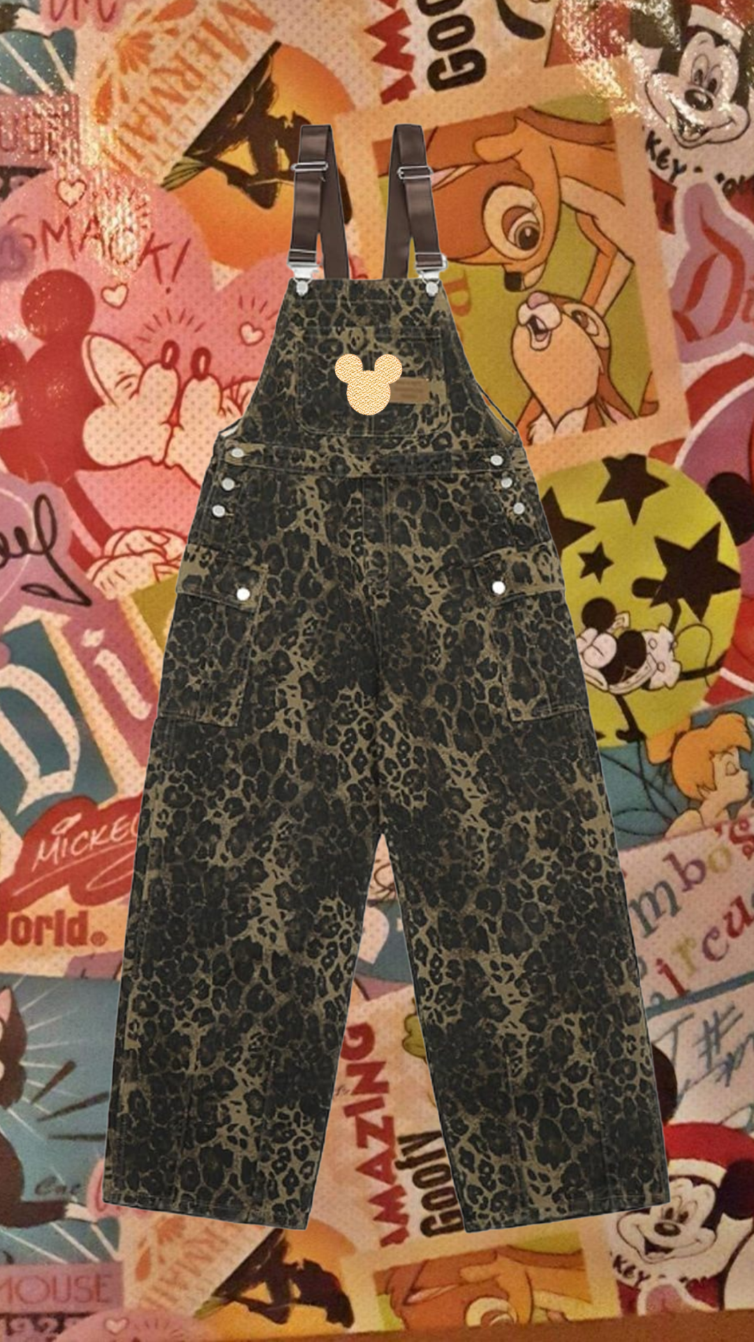 Wild at Heart Embroidered Overalls