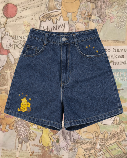 Oh Honey Denim Mom Shorts