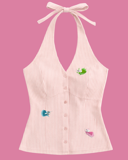 Sleeping Beauty Halter Top