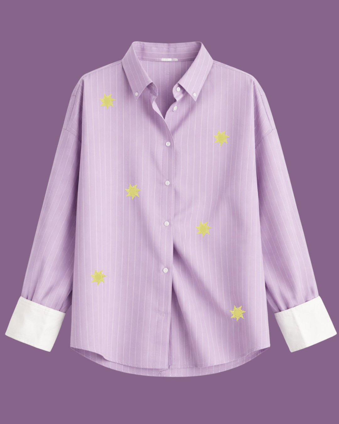 Tangled Oversized Button Down