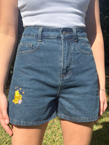 Oh Honey Denim Mom Shorts