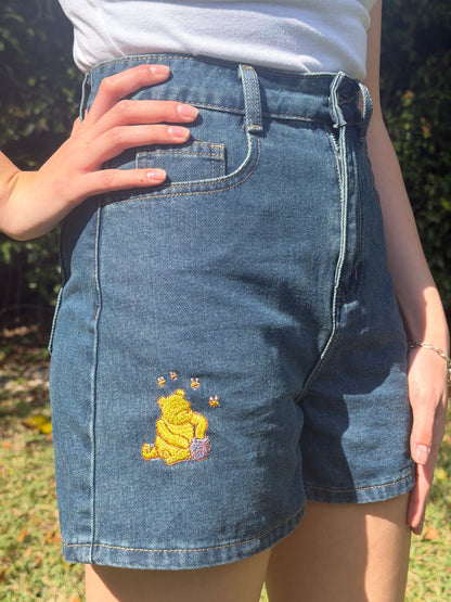 Oh Honey Denim Mom Shorts