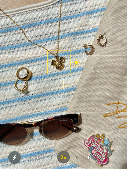 Mick Locket Necklace 18k Gold Plated